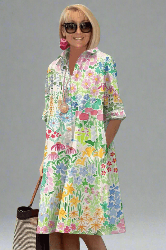 Fleurs multicolores / 3XL